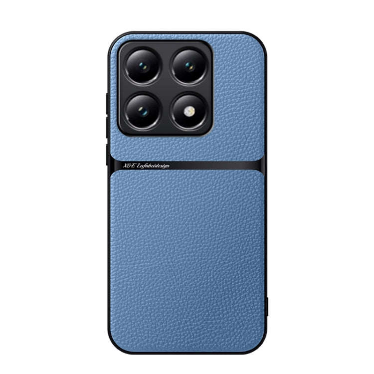 Litchi Leather Magnetic Full Coverage Shockproof Phone Case, For Xiaomi 15, For Xiaomi 14T Pro, F...