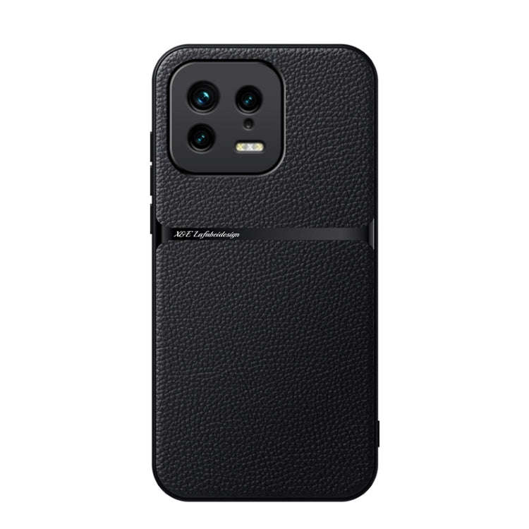 Litchi Leather Magnetic Full Coverage Shockproof Phone Case, For Xiaomi 15, For Xiaomi 14T Pro, F...