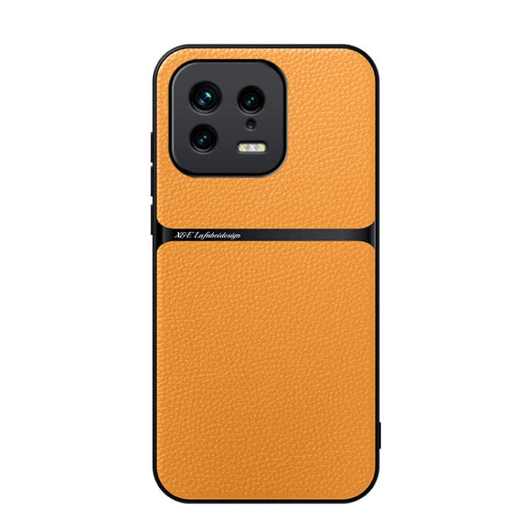 Litchi Leather Magnetic Full Coverage Shockproof Phone Case, For Xiaomi 15, For Xiaomi 14T Pro, F...