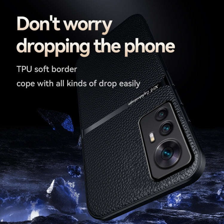 Litchi Leather Magnetic Full Coverage Shockproof Phone Case, For Xiaomi 12 Pro / 12S Pro, For Xia...
