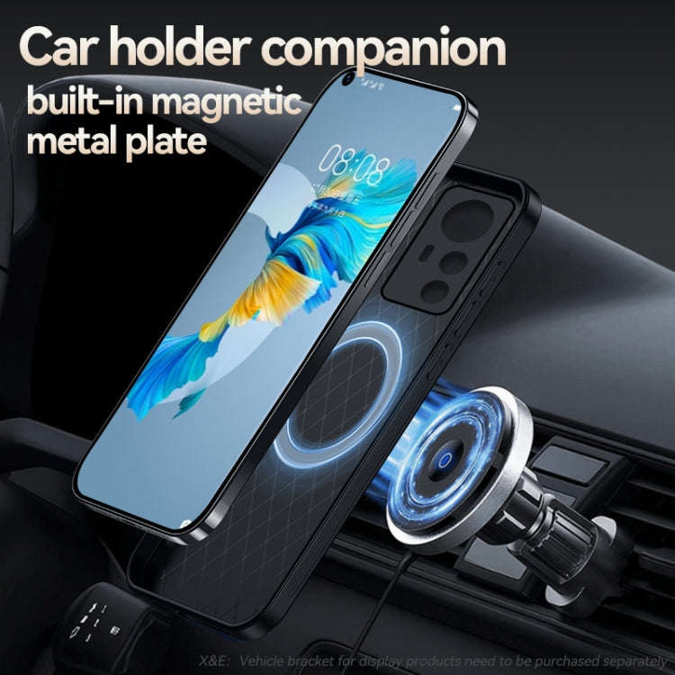 Litchi Leather Magnetic Full Coverage Shockproof Phone Case, For Xiaomi 12 Pro / 12S Pro, For Xia...