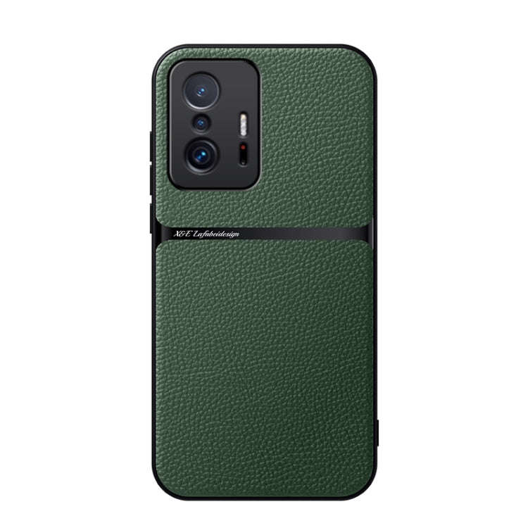 Litchi Leather Magnetic Full Coverage Shockproof Phone Case, For Xiaomi 12 Pro / 12S Pro, For Xia...