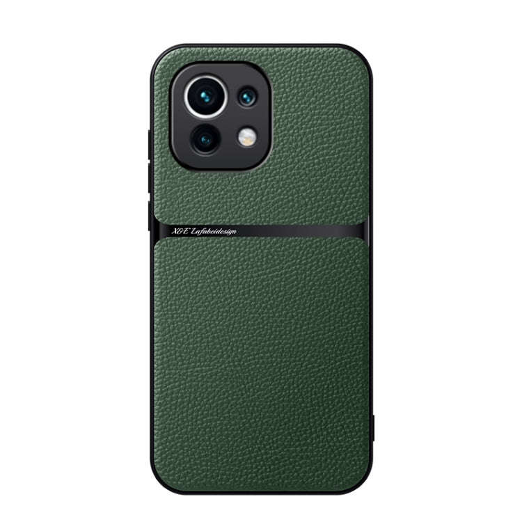 Litchi Leather Magnetic Full Coverage Shockproof Phone Case, For Xiaomi 12 Pro / 12S Pro, For Xia...