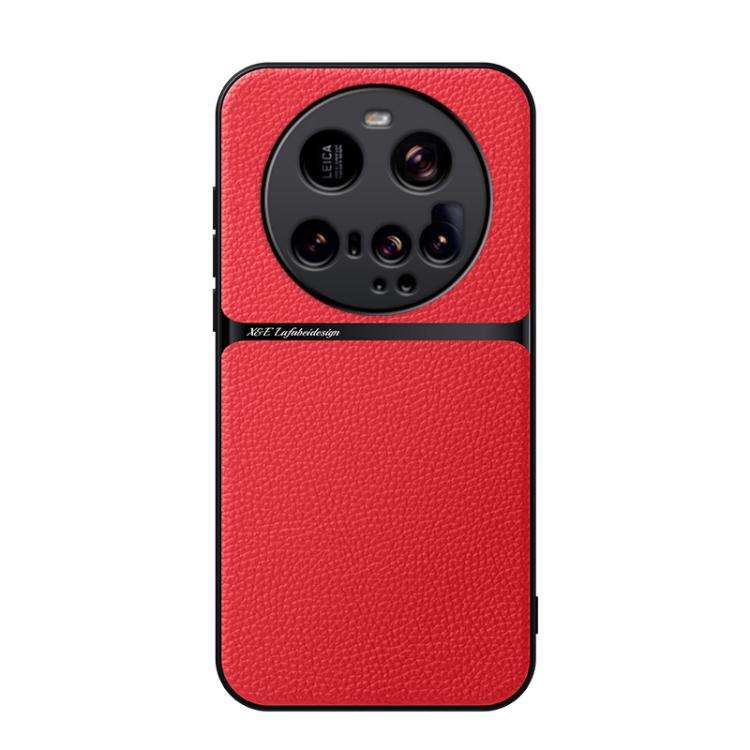 Litchi Leather Magnetic Full Coverage Shockproof Phone Case, For Xiaomi 17 Pro Max, For Xiaomi 17...