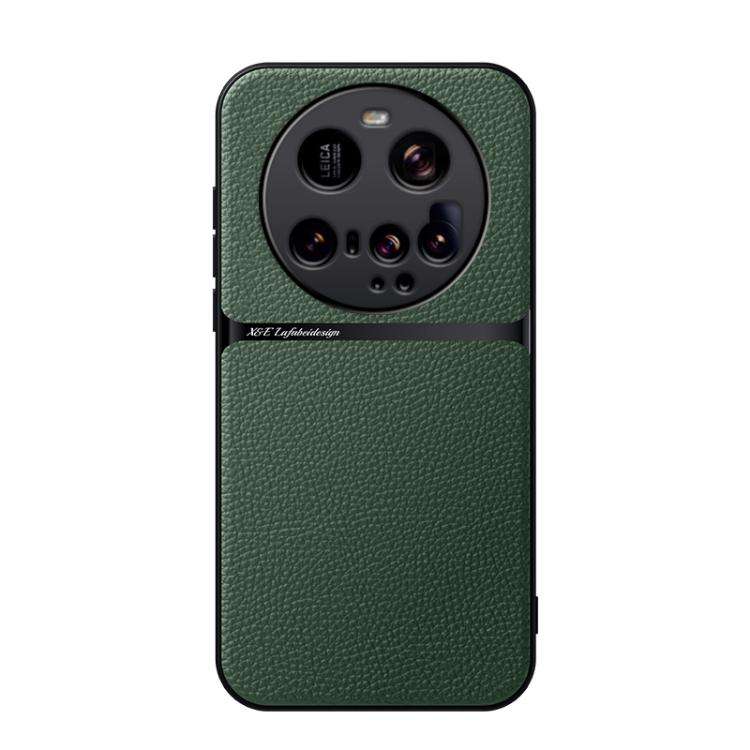 Litchi Leather Magnetic Full Coverage Shockproof Phone Case, For Xiaomi 17 Pro Max, For Xiaomi 17...