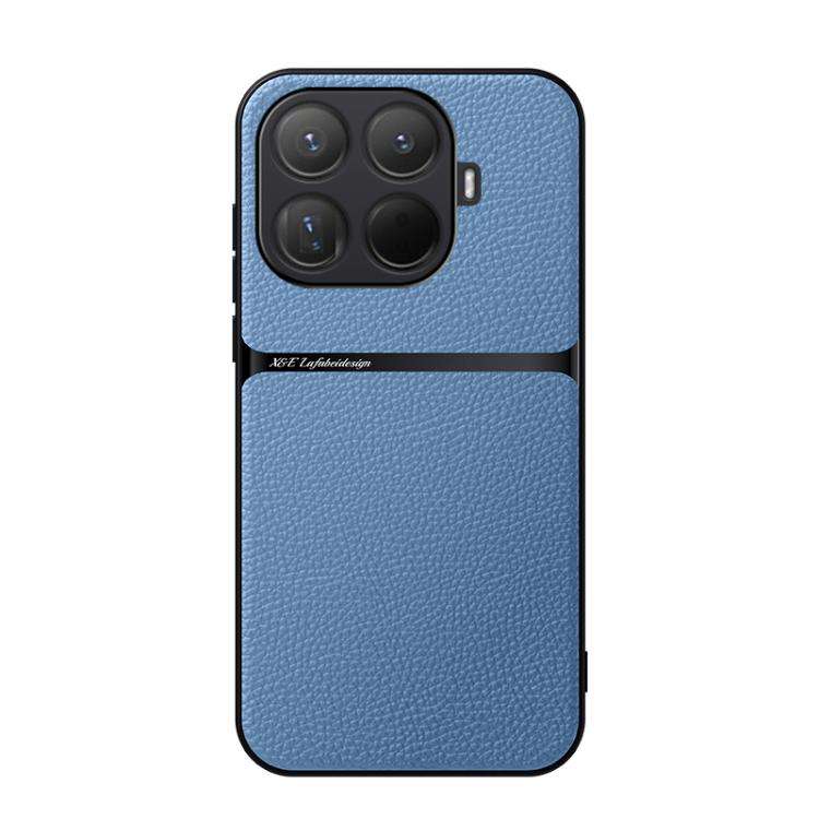 Litchi Leather Magnetic Full Coverage Shockproof Phone Case, For Xiaomi 17 Pro Max, For Xiaomi 17...