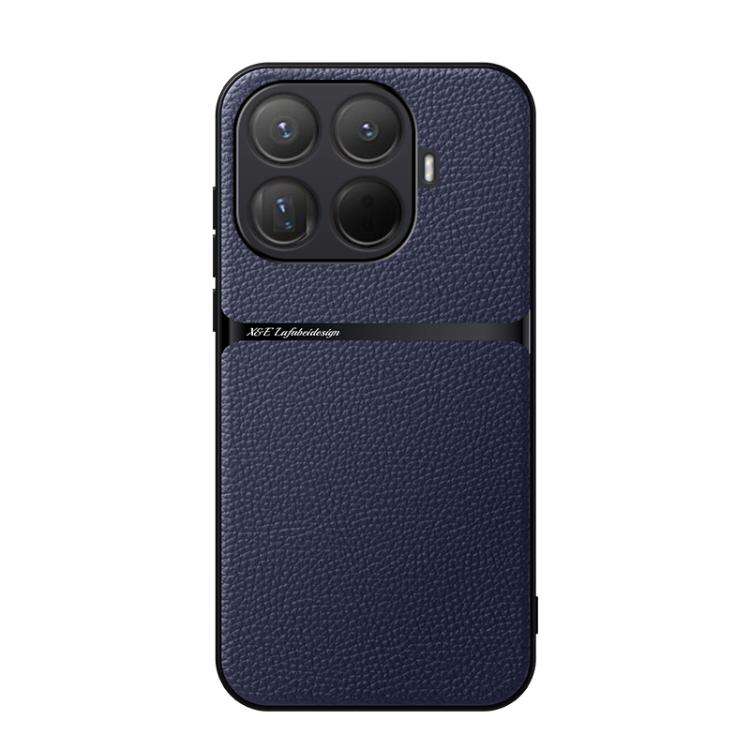 Litchi Leather Magnetic Full Coverage Shockproof Phone Case, For Xiaomi 17 Pro Max, For Xiaomi 17...