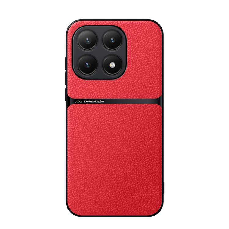 Litchi Leather Magnetic Full Coverage Shockproof Phone Case, For Xiaomi 17 Pro Max, For Xiaomi 17...