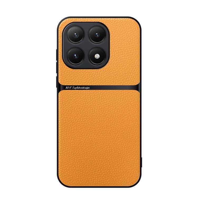 Litchi Leather Magnetic Full Coverage Shockproof Phone Case, For Xiaomi 17 Pro Max, For Xiaomi 17...