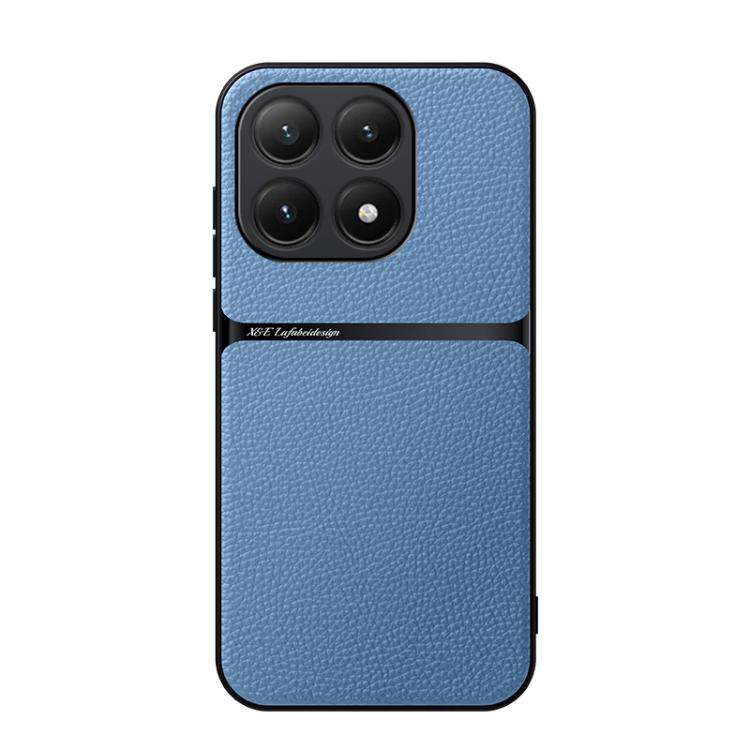 Litchi Leather Magnetic Full Coverage Shockproof Phone Case, For Xiaomi 17 Pro Max, For Xiaomi 17...