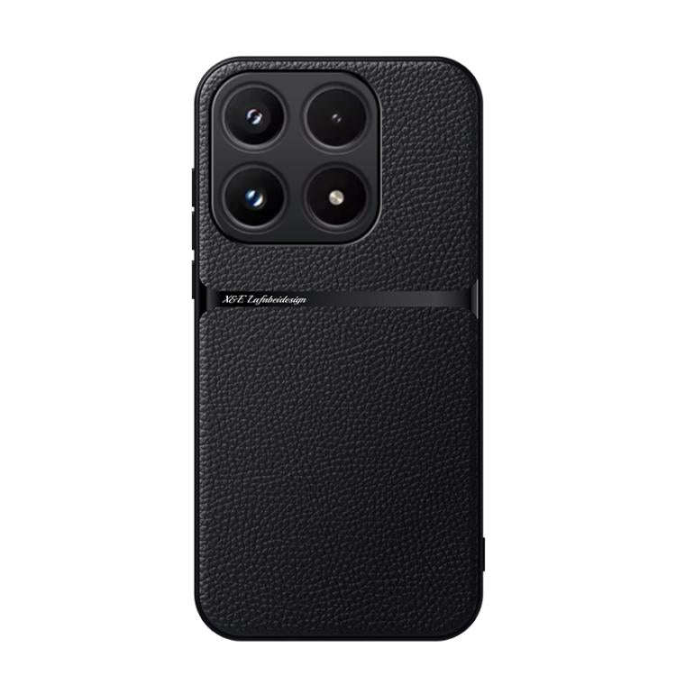 Litchi Leather Magnetic Full Coverage Shockproof Phone Case, For Xiaomi 17 Pro Max, For Xiaomi 17...