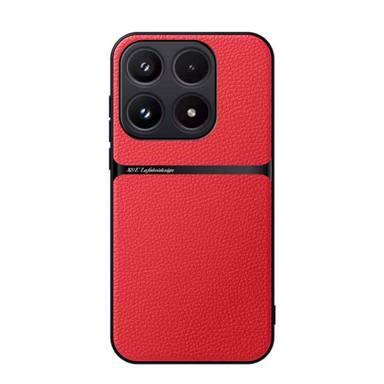 Litchi Leather Magnetic Full Coverage Shockproof Phone Case, For Xiaomi 17 Pro Max, For Xiaomi 17...