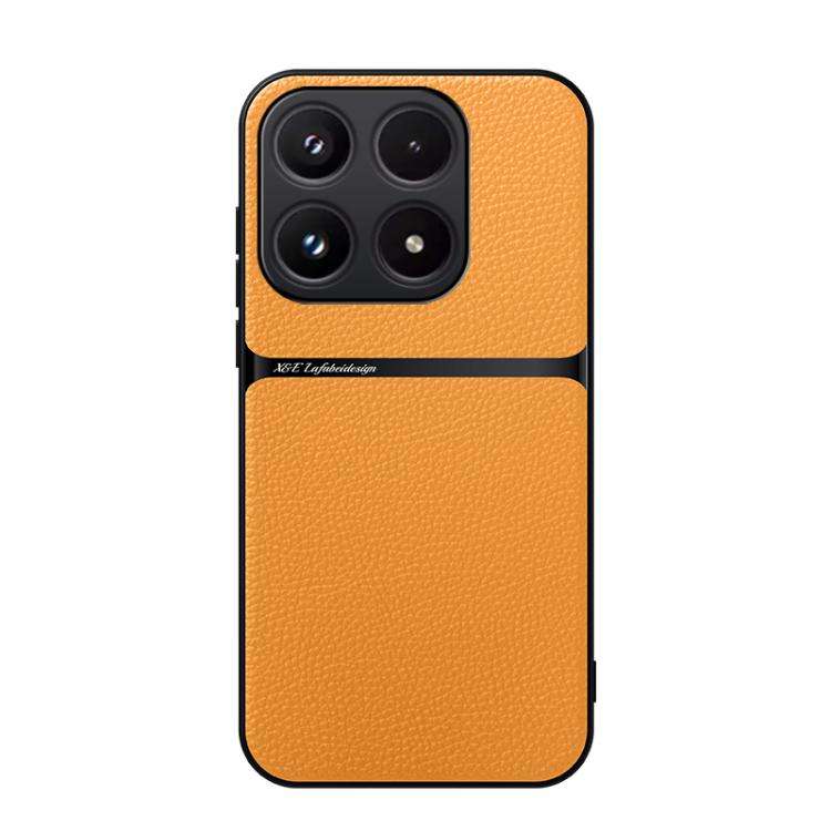 Litchi Leather Magnetic Full Coverage Shockproof Phone Case, For Xiaomi 17 Pro Max, For Xiaomi 17...