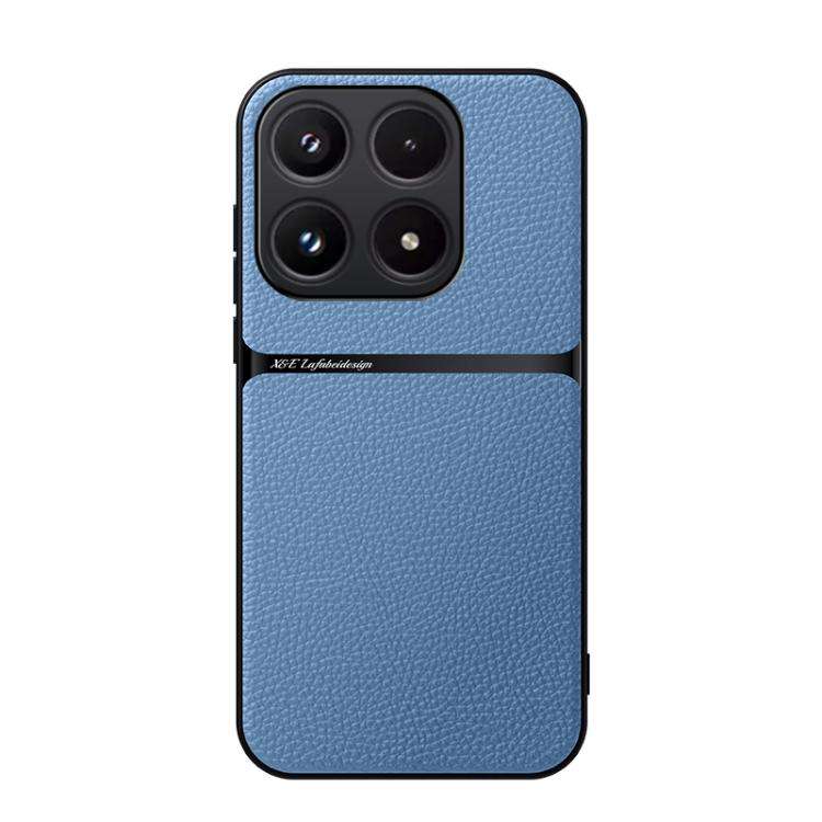 Litchi Leather Magnetic Full Coverage Shockproof Phone Case, For Xiaomi 17 Pro Max, For Xiaomi 17...