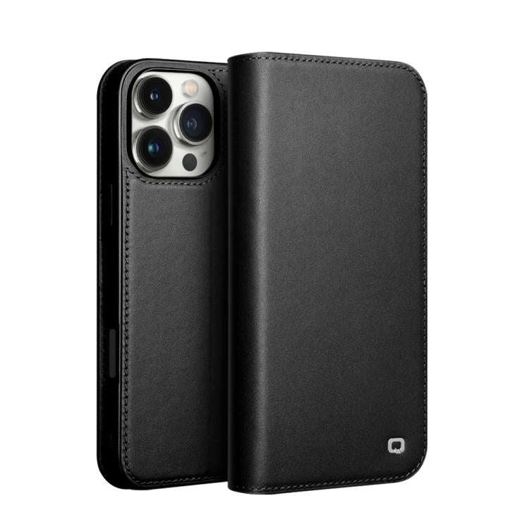 QIALINO Classic Gen2 Genuine Leather Phone Case, For iPhone 16e / 17e, For iPhone 17 Pro Max, For...