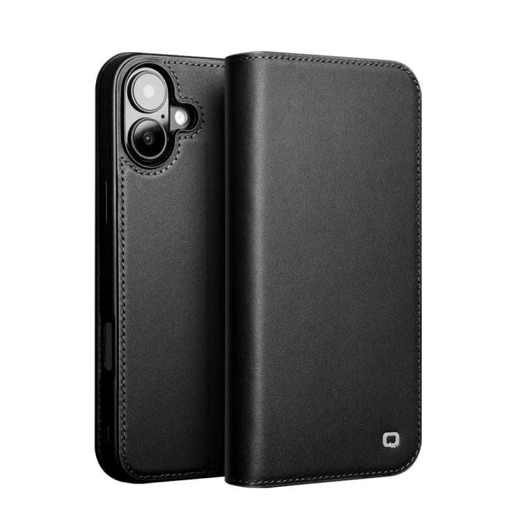 QIALINO Classic Gen2 Genuine Leather Phone Case, For iPhone 16e / 17e, For iPhone 17 Pro Max, For...