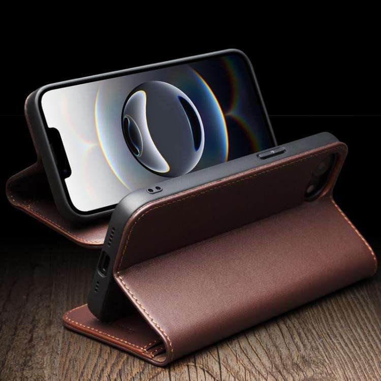 QIALINO Classic Gen2 Genuine Leather Phone Case, For iPhone 16e / 17e, For iPhone 17 Pro Max, For...