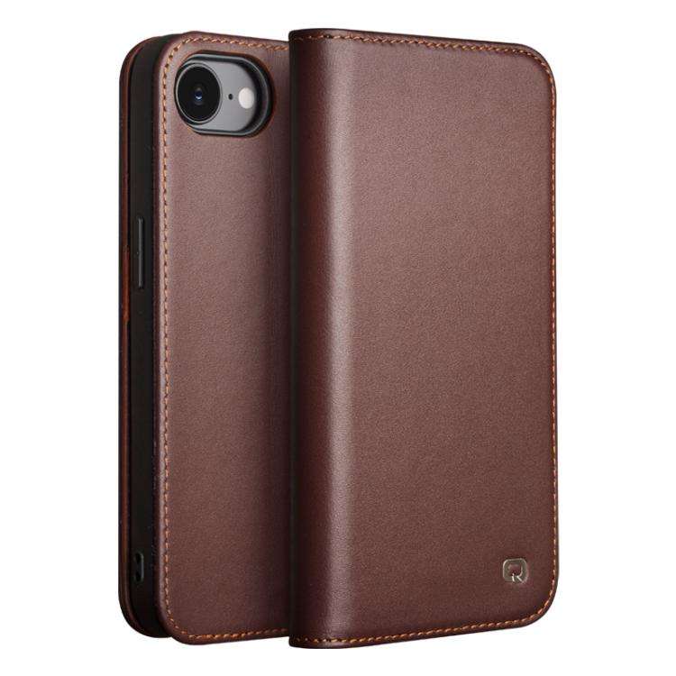 QIALINO Classic Gen2 Genuine Leather Phone Case, For iPhone 16e / 17e, For iPhone 17 Pro Max, For...