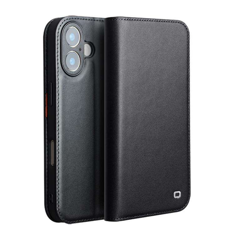 QIALINO Classic Gen2 Genuine Leather Phone Case, For iPhone 16e / 17e, For iPhone 17 Pro Max, For...
