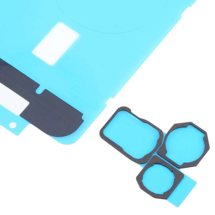 10pcs Back Cover Heat Sink Black Sticker with Back Camera Sponge Pads, For iPhone 16 Pro Max, For...