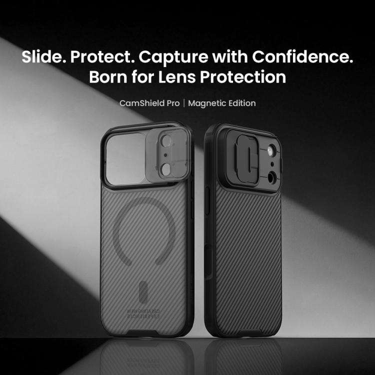 NILLKIN CamShield Pro Magnetic PC Phone Case, For iPhone 18 Pro, For iPhone 18 Pro Max, For iPhon...