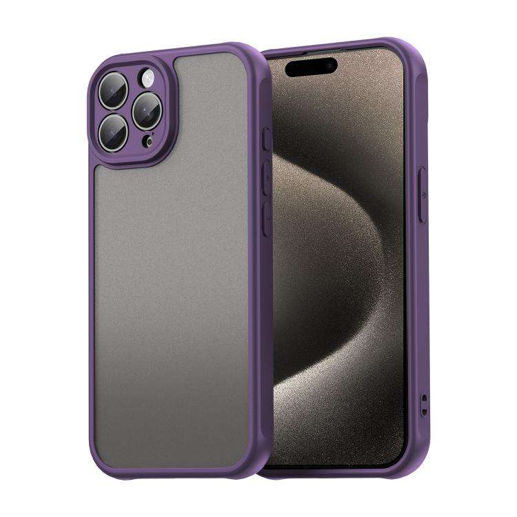 Fan Dun Series TPU Hybrid PC Frosted Phone Case, For iPhone 15 Pro, For iPhone 15 Plus, For iPhon...