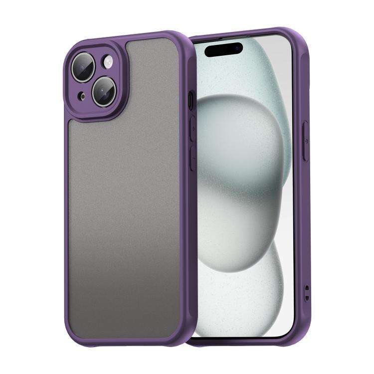 Fan Dun Series TPU Hybrid PC Frosted Phone Case, For iPhone 15 Pro, For iPhone 15 Plus, For iPhon...