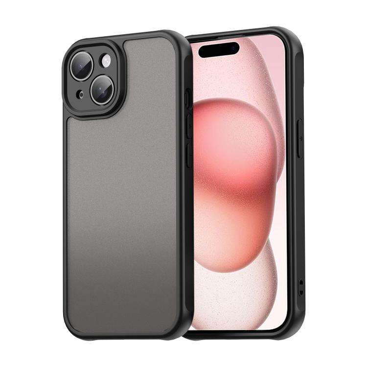 Fan Dun Series TPU Hybrid PC Frosted Phone Case, For iPhone 15 Pro, For iPhone 15 Plus, For iPhon...