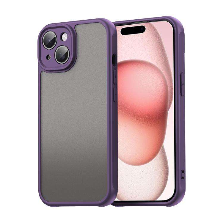 Fan Dun Series TPU Hybrid PC Frosted Phone Case, For iPhone 15 Pro, For iPhone 15 Plus, For iPhon...
