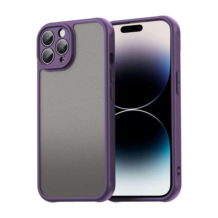 Fan Dun Series TPU Hybrid PC Frosted Phone Case, For iPhone 15 Pro, For iPhone 15 Plus, For iPhon...