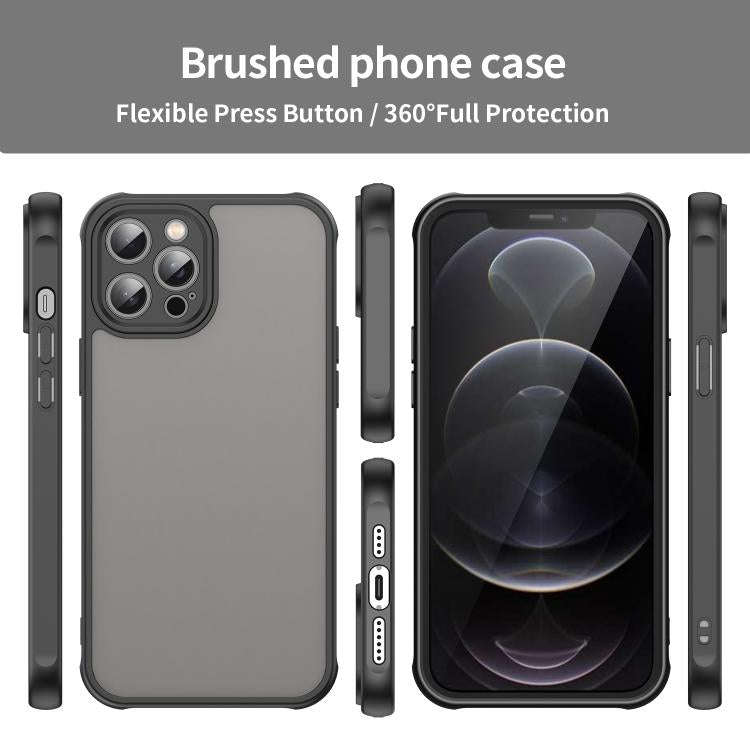 Fan Dun Series TPU Hybrid PC Frosted Phone Case, For iPhone 12 Pro Max, For iPhone 12 Pro, For iP...