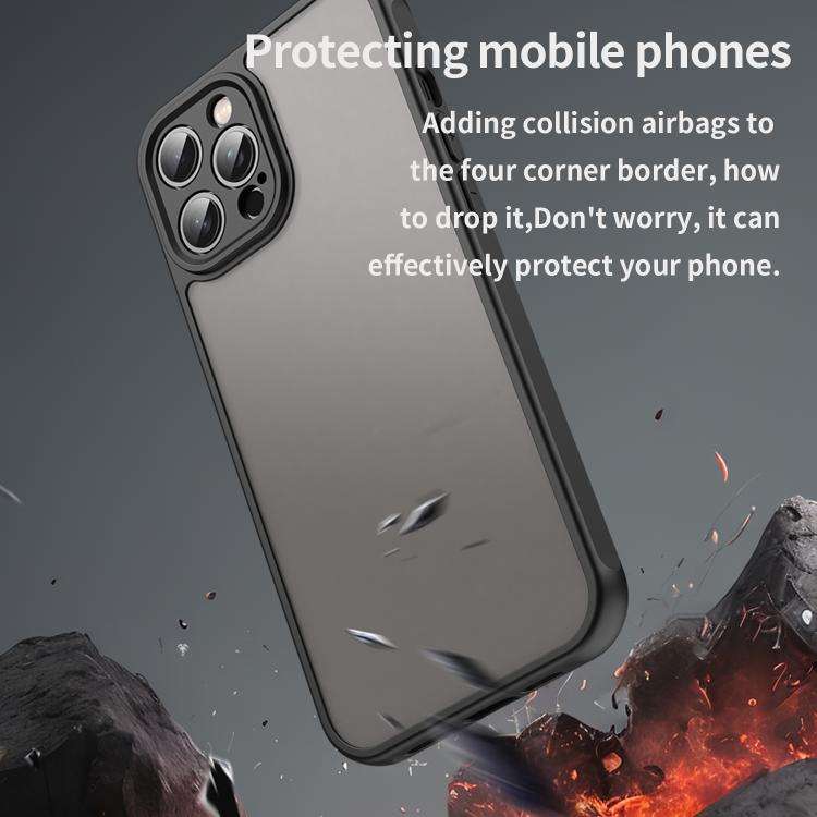 Fan Dun Series TPU Hybrid PC Frosted Phone Case, For iPhone 12 Pro Max, For iPhone 12 Pro, For iP...