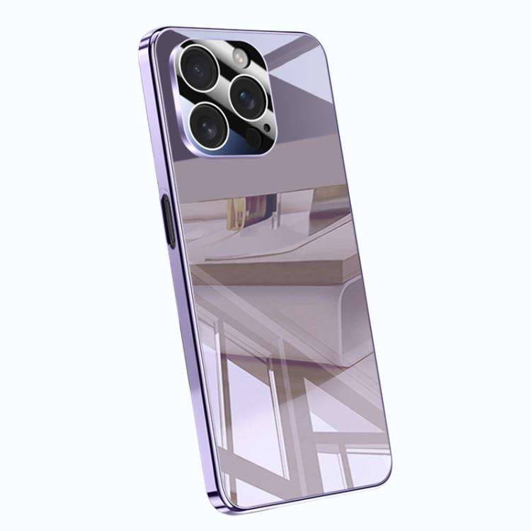 Electroplating Ice Crystal Airbag Full Coverage Shockproof Phone Case, For iPhone 14 Pro Max, For...