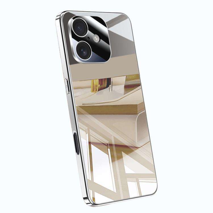 Electroplating Ice Crystal Airbag Full Coverage Shockproof Phone Case, For iPhone 16e / 17e, For ...