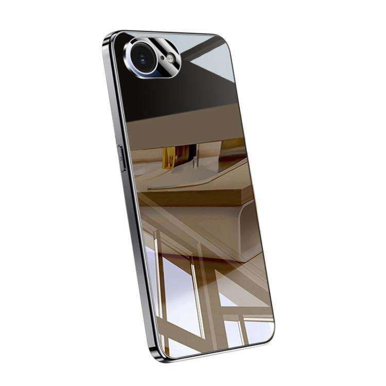 Electroplating Ice Crystal Airbag Full Coverage Shockproof Phone Case, For iPhone 16e / 17e, For ...