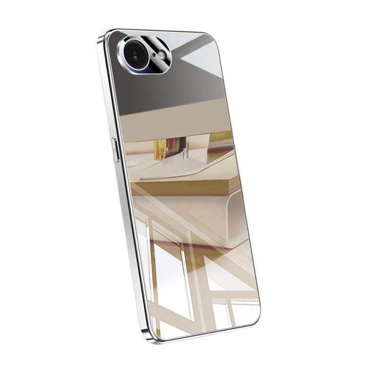 Electroplating Ice Crystal Airbag Full Coverage Shockproof Phone Case, For iPhone 16e / 17e, For ...