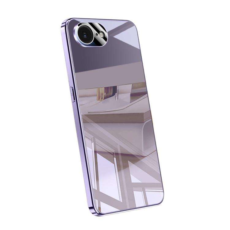 Electroplating Ice Crystal Airbag Full Coverage Shockproof Phone Case, For iPhone 16e / 17e, For ...