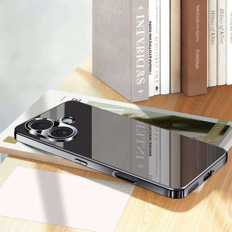 Electroplating Ice Crystal Airbag Full Coverage Shockproof Phone Case, For iPhone 16e / 17e, For ...