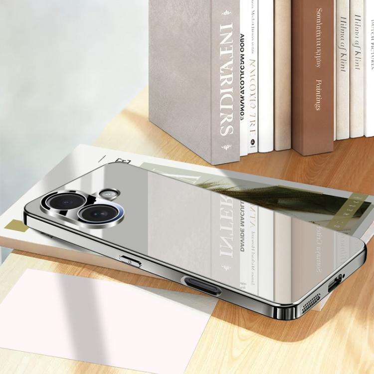 Electroplating Ice Crystal Airbag Full Coverage Shockproof Phone Case, For iPhone 16e / 17e, For ...