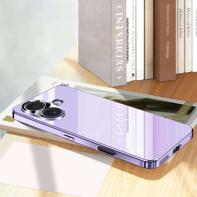 Electroplating Ice Crystal Airbag Full Coverage Shockproof Phone Case, For iPhone 16e / 17e, For ...