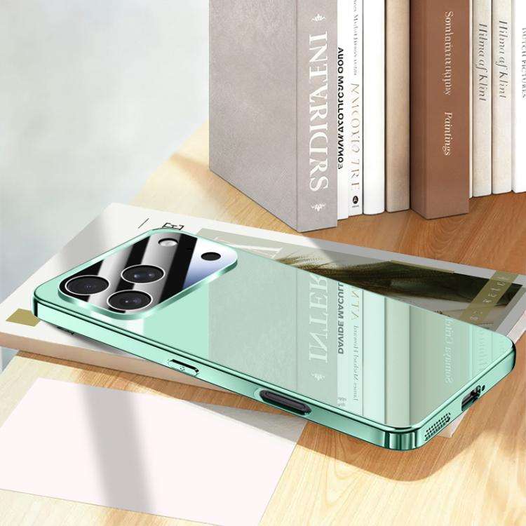 Electroplating Ice Crystal Airbag Full Coverage Shockproof Phone Case, For iPhone 16e / 17e, For ...