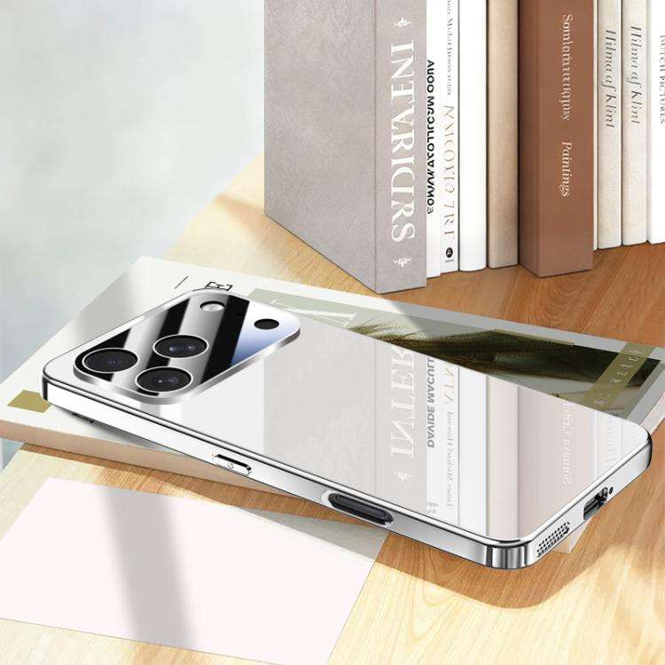 Electroplating Ice Crystal Airbag Full Coverage Shockproof Phone Case, For iPhone 16e / 17e, For ...