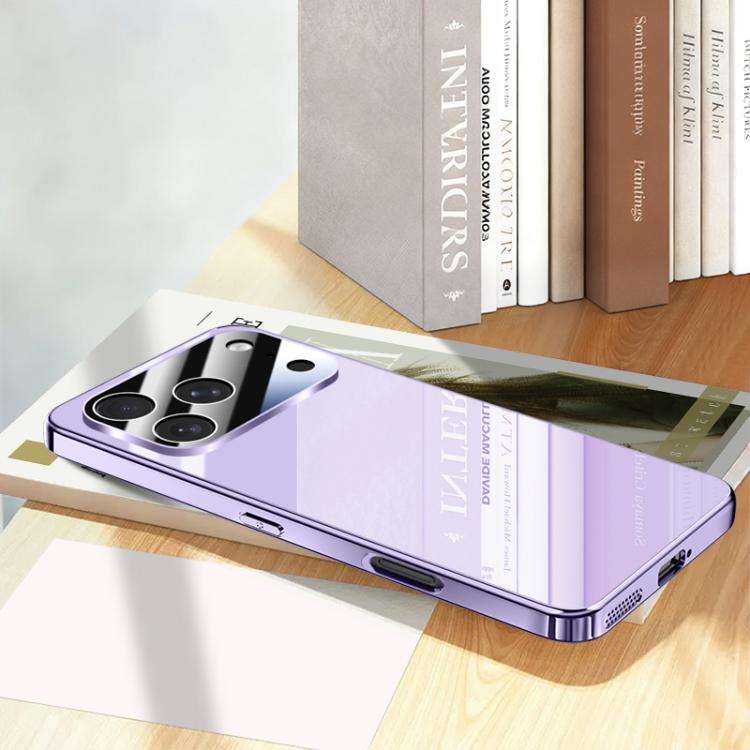 Electroplating Ice Crystal Airbag Full Coverage Shockproof Phone Case, For iPhone 16e / 17e, For ...