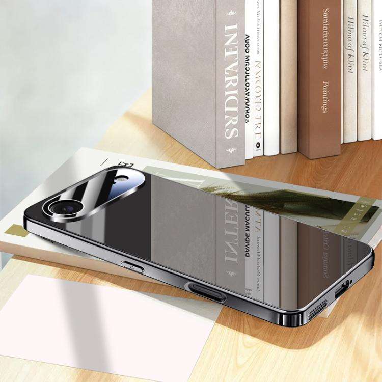Electroplating Ice Crystal Airbag Full Coverage Shockproof Phone Case, For iPhone 16e / 17e, For ...