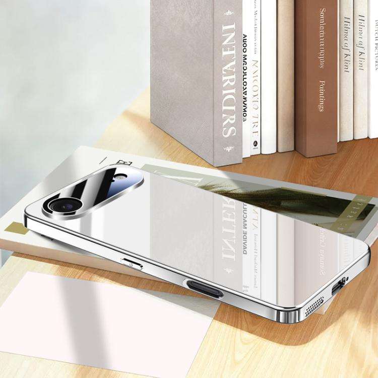 Electroplating Ice Crystal Airbag Full Coverage Shockproof Phone Case, For iPhone 16e / 17e, For ...