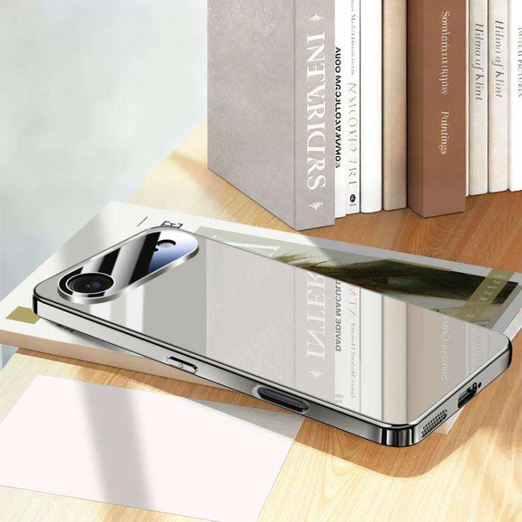 Electroplating Ice Crystal Airbag Full Coverage Shockproof Phone Case, For iPhone 16e / 17e, For ...
