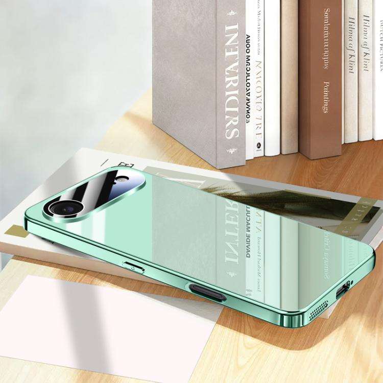 Electroplating Ice Crystal Airbag Full Coverage Shockproof Phone Case, For iPhone 16e / 17e, For ...