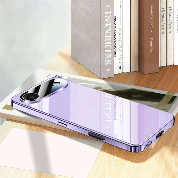 Electroplating Ice Crystal Airbag Full Coverage Shockproof Phone Case, For iPhone 16e / 17e, For ...