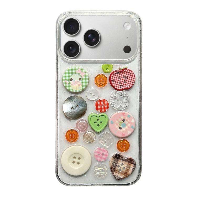 Epoxy Acrylic Hybrid TPU Phone Case, For iPhone 18 Pro / 17 Pro, For iPhone 18 Pro Max / 17 Pro M...