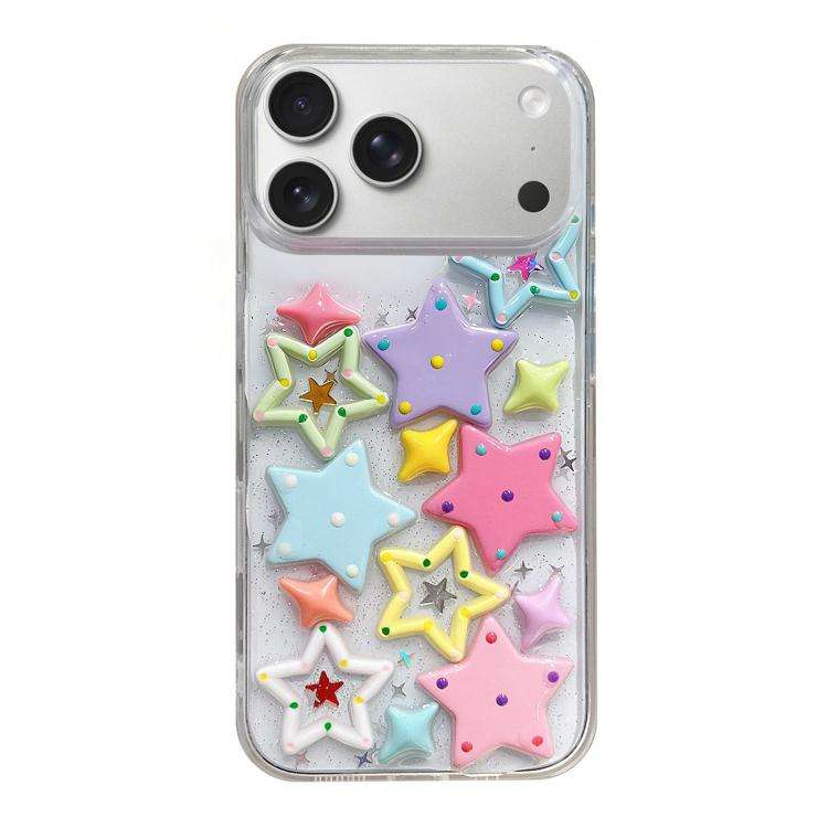 Epoxy Acrylic Hybrid TPU Phone Case, For iPhone 18 Pro / 17 Pro, For iPhone 18 Pro Max / 17 Pro M...